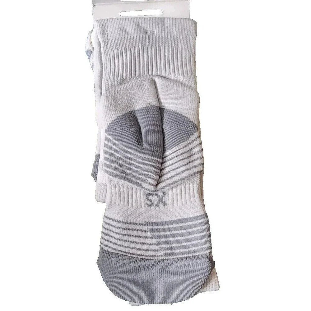 Adidas Soccer Copa Zone Cushion IV OTC Sock XS Youth Size 9C-1Y - Grey and White